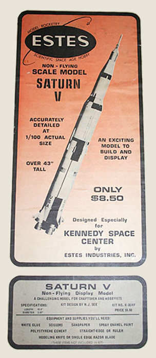 Vintage Estes Rockets | K-36 Saturn V